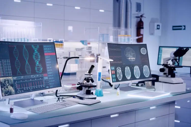 Modern laboratory equipment